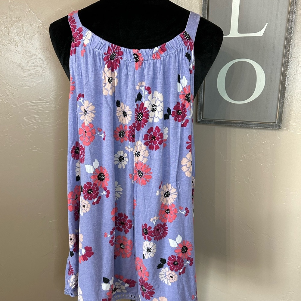 18/20 Lane Bryant Purple Shirt